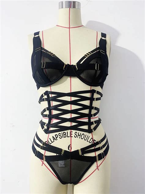 Hot Girls Sexy Corset Lingerie Complex Craftsmanship Straps Cross Sexy Lingerie Sexy Hot
