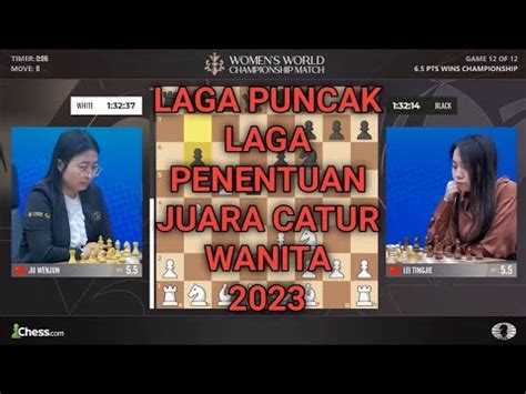 Ju Wenjun Vs Lei Tingjie Game Fide Women S World Championship