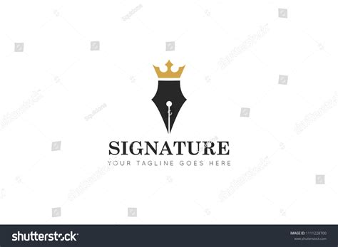 Pen Logo Icon Symbol Stock Vector (Royalty Free) 1111228700 | Shutterstock