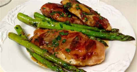 C H E W I N G T H E F A T Mario Batali S Chicken Saltimbocca With Asparagus