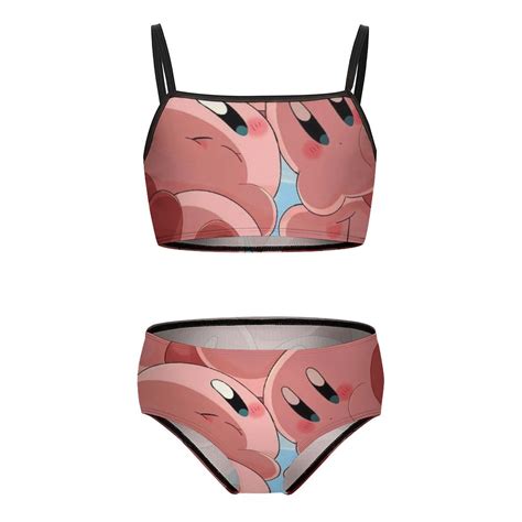 Kirby Girls Bikini Swimsuits Two Piece Beach Bathing Suit Swimwear 9 11Y 140cm Walmart