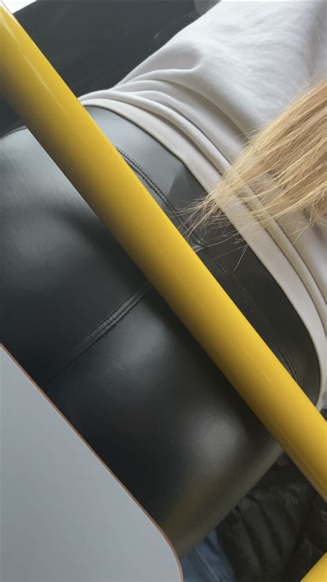 Blonde Girl Ass In Shiny Leather Leggings Video Repost Spandex Leggings Yoga Pants Forum