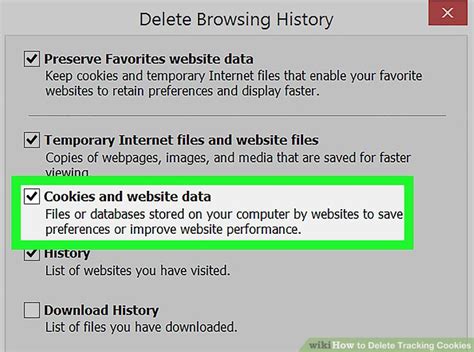 how to delete history and cookies
