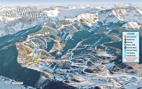 Telluride Trail Resort Maps Project Powder