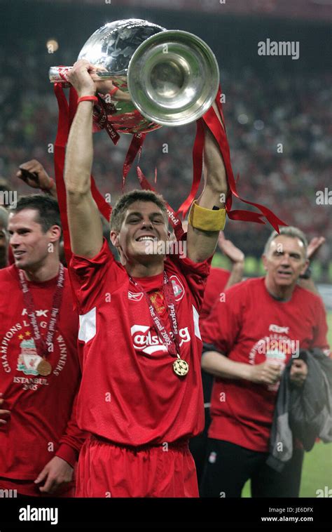 STEVEN GERRARD, AC MILAN V LIVERPOOL, CHAMPIONS LEAGUE FINAL 2005 ...