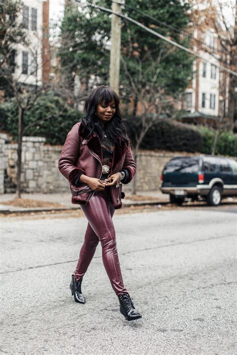 Monochrome Fashion Trend Head To Toe In Burgundy Millennielle
