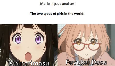 Bringing Up Anal Sex With The Waifu R Animemes