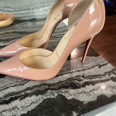 Christian Louboutin Iriza Nude Shoes Gem