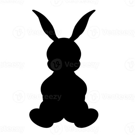 Hand Drawn Rabbit Silhouette Png 25256891 Png