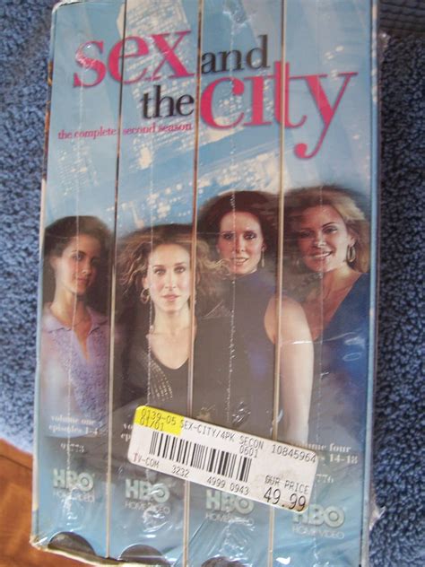 Sex The City Season Vhs Sarah Jessica Parker Kim Cattrall Kristin Davis Cynthia