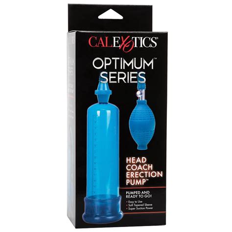 Optimum Series Head Coach Pump Blue La Sex Shop de México fluid Juguetes sexuales