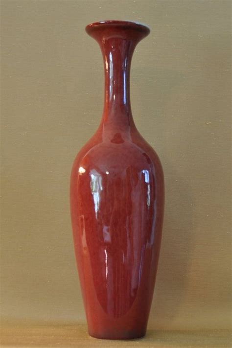 Rare Chinese Amphora Shape Oxblood Vase Item 1152956 Detailed Views