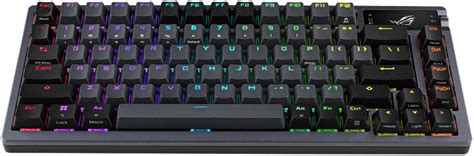 Asus Rog Azoth Diy Custom Rgb Gaming Keyboard Oled Display Tri Mode Connection Hot