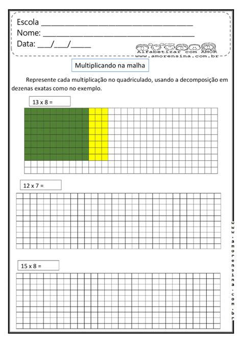 Atividades Malhas Quadriculadas