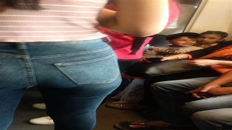 Delhi Metro Tight Jeans Ass