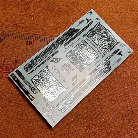 IMPALA LOWRIDER CHROME Waterslide Decals CUSTOM Hot Wheels EBay