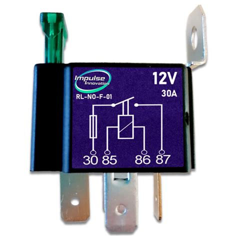 Minirelais Schließer 4 polig mit Sicherung 12V 30A 5 99