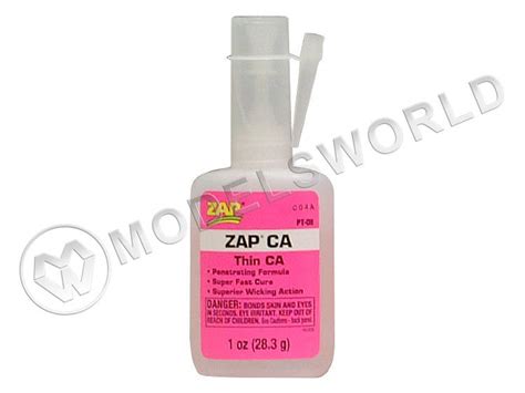 Цианокрилатный клей СА ZAP-A-GAP, 28.3 г (арт.ZAP08) — купить в Мир ...