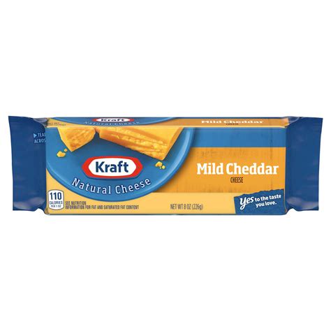 Kraft Cheese Mild Cheddar Chunk Bar Block 8 Oz Pack Of 4 Ebay