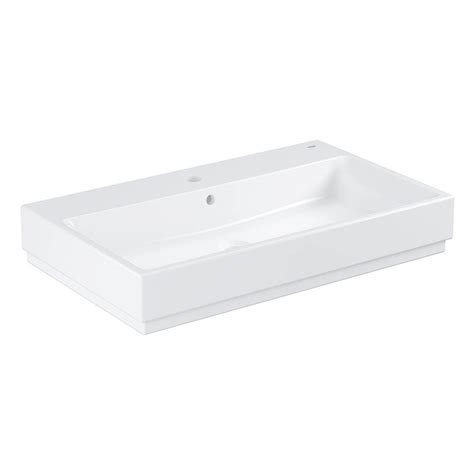 Grohe Cube Ceramic 800mm 1th Wall Hung Basin 3946900h Grohe Basin