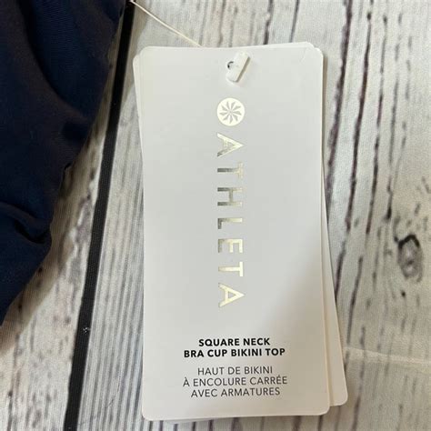 Athleta Swim Nwt Athleta Square Neck Bra Cup Bikini Top Poshmark