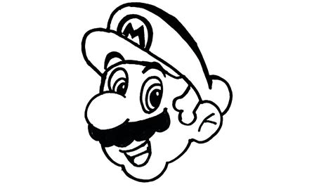 draw mario cartoon characters drawing easy step  step
