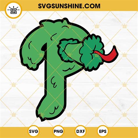 Phillies P Svg Philadelphia Phillies Phillie Phanatic Svg Png Dxf Eps