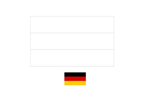 Germany Flag Coloring Page - Free Printable