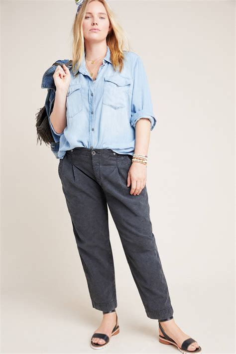 Anthropologie + Slouched Trousers