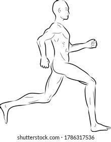 858 Running Naked Man Stock Illustrations Images Vectors Shutterstock