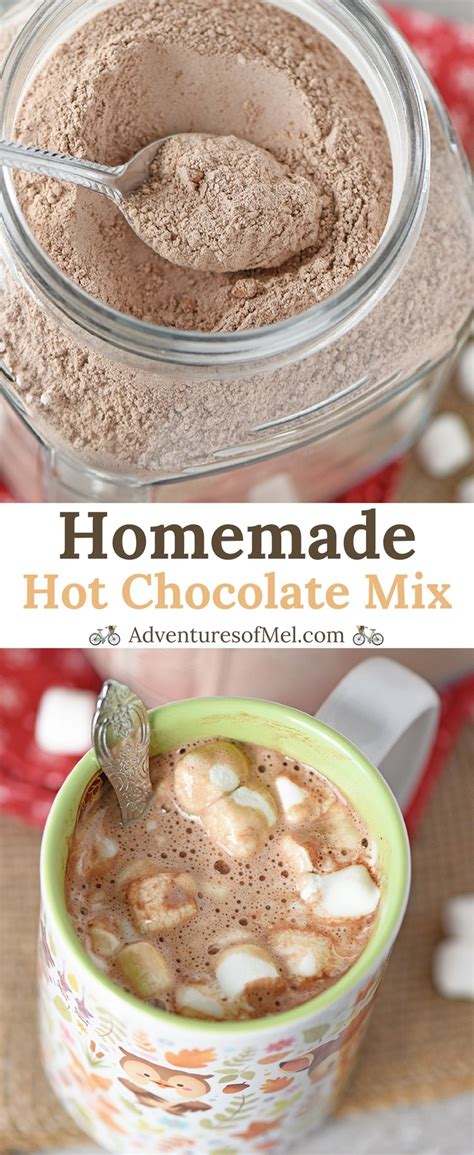 Quick And Easy Homemade Hot Chocolate Mix Adventures Of Mel