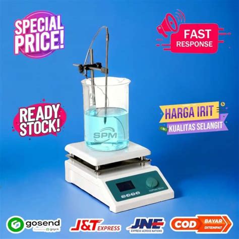 Promo Hot Plate Magnetic Stirrer 5 Liter Sh4c Lab Stirer Heating Mixer Sh 4c Diskon 23 Di
