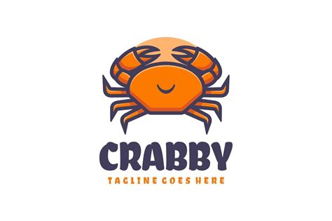 Crabby Simple Mascot Logo In 2024 Mascot Creative Art Logo