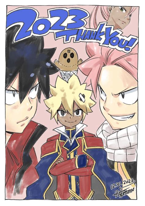 Art New Years Illustration By Hiro Mashima Fairy Tail Edens Zero