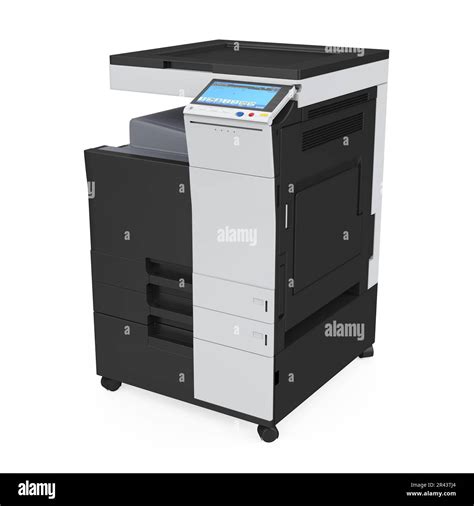Office Multifunction Printer Isolated Stock Photo Alamy