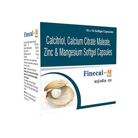 Finecal M Bone Joint Muscle Health Supplement With Calcitriol