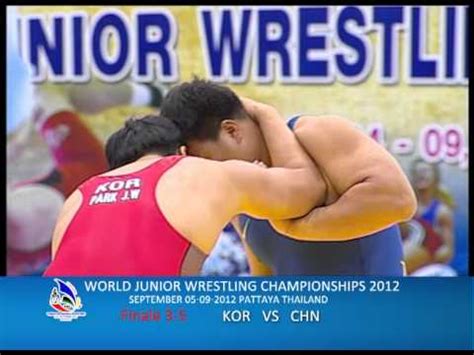 WORLD JUNIOR WRESTLING CHAMPIONSHIPS 2012 KOR VS CHN YouTube