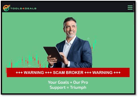 regulatory warning  broker scam toolsdeals