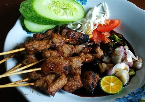 resep sate daging rusa kuah kecap oleh mama athariz cookpad