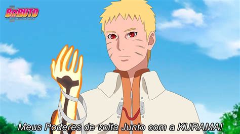 Naruto Revela Seu Bra O E Mostra O Chakra Da Kurama Em Seu Corpo