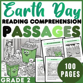 Earth Day Reading Comprehension Passages With Questions For Grade