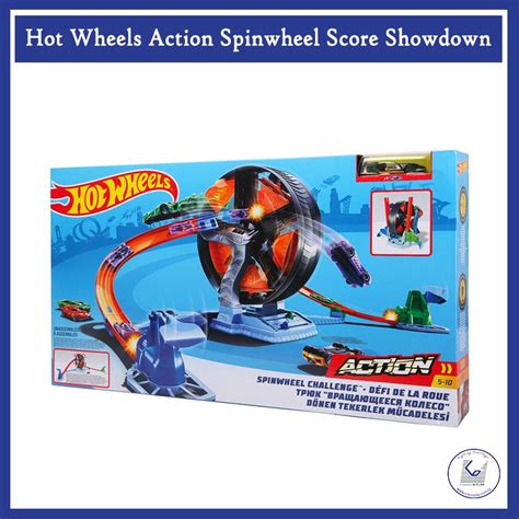 Hot Wheels Spin Wheel Challenge Play Set Original Mattel Shopee Singapore