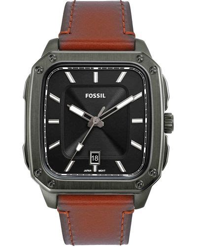 Brown Fossil Watches For Men Lyst