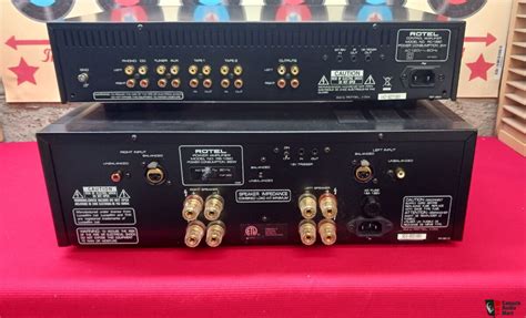 Rotel RB-1080 Power Amp & Rotel RC-1550 Preamp Photo #5155608 - Canuck ...