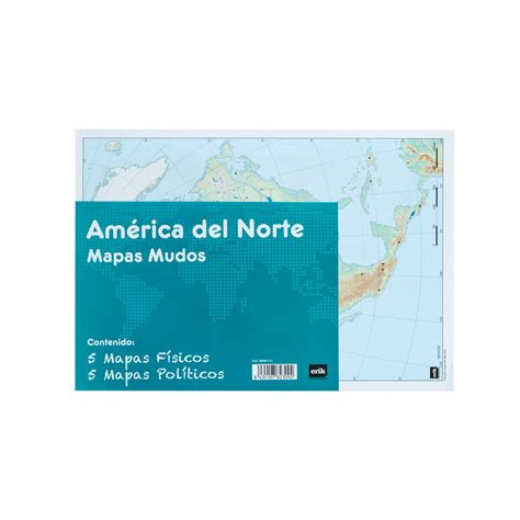 Pack Mapas Mudos Am Rica Del Norte Pol Ticos F Sicos Grupo