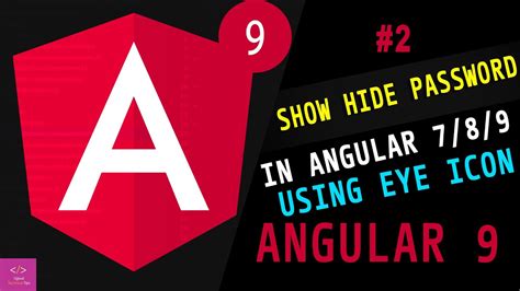 Angular Tutorial Password Show Hide Using Angular Toggle Show