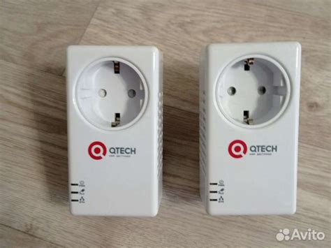 Комплект PLC Адаптер qtech Powerline qpla-200v.2P купить в Барнауле ...