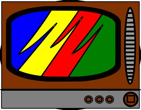 Clipart - Broken TV