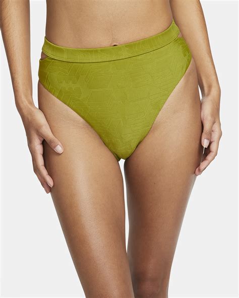 Nike Swim Women S Cut Out High Waisted Bikini Bottoms Nike Uk