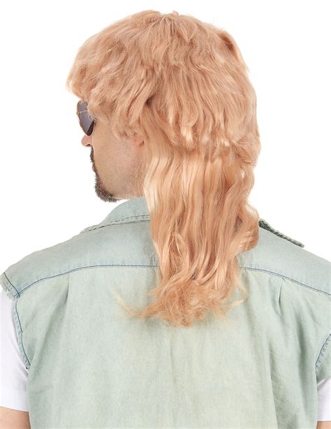 Blonde Vokuhila Perücke für Männer Perücken und günstige Faschingskostüme Vegaoo